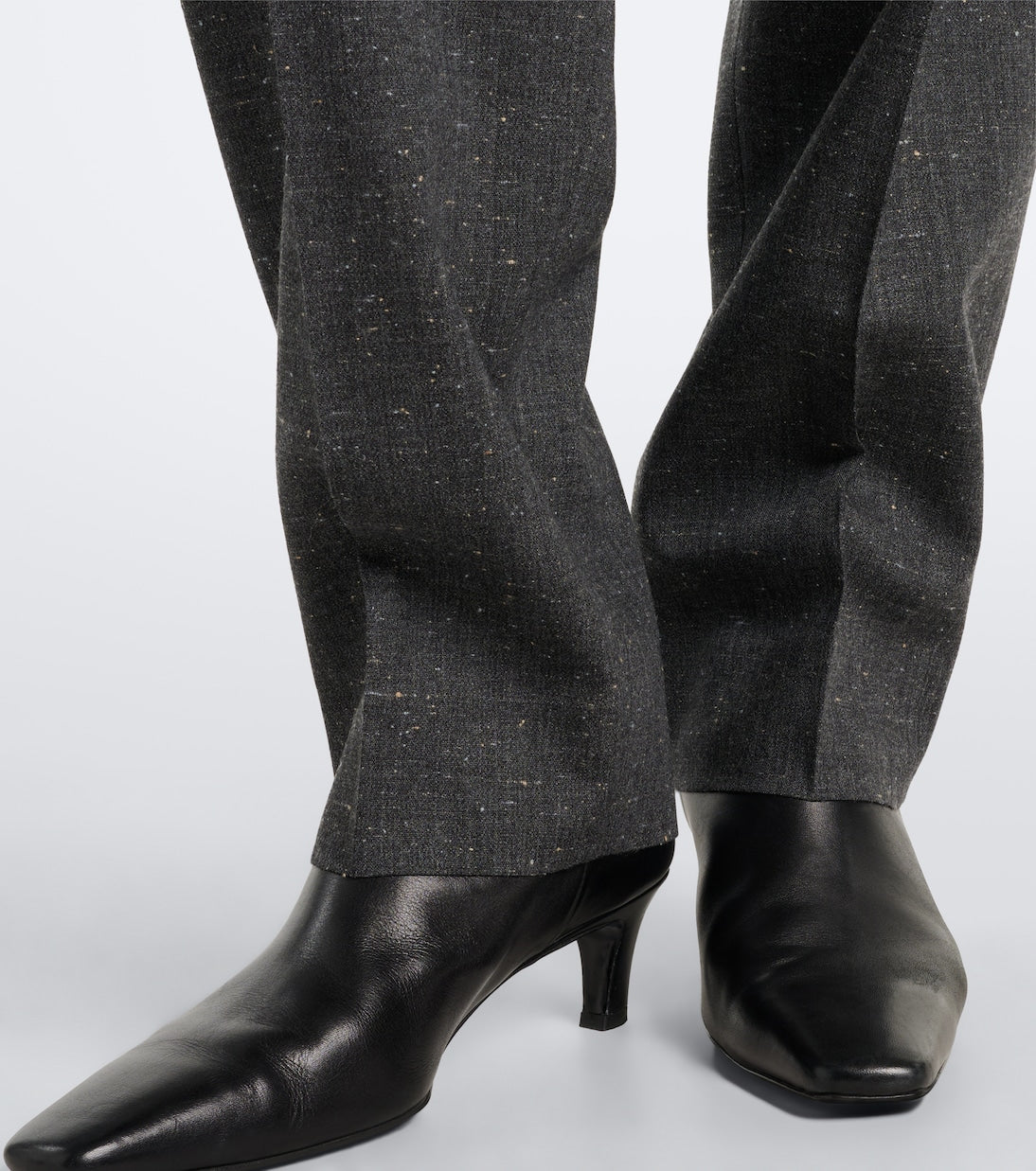 Róhe - Daria pleated wool-blend straight pants