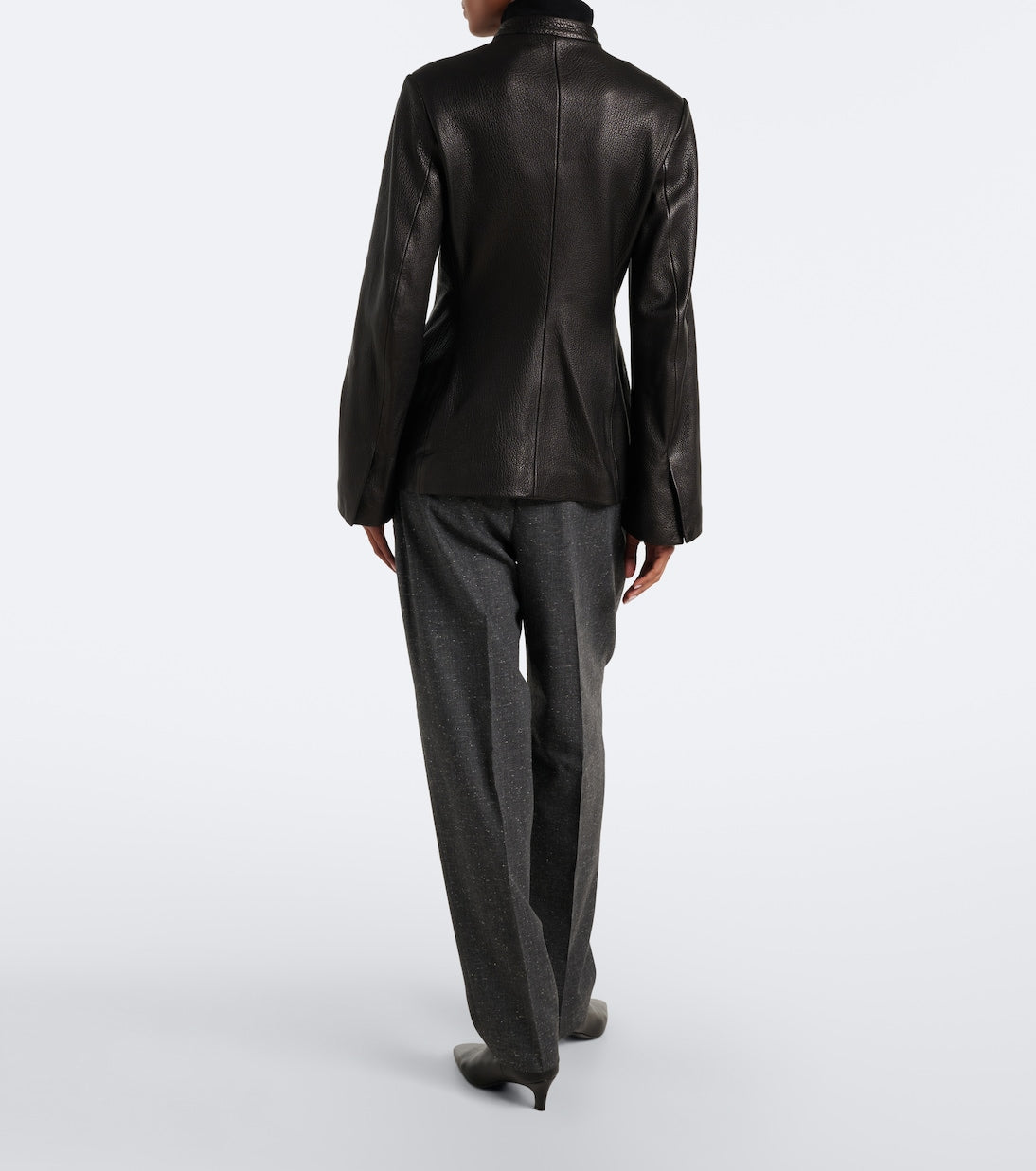Róhe - Daria pleated wool-blend straight pants