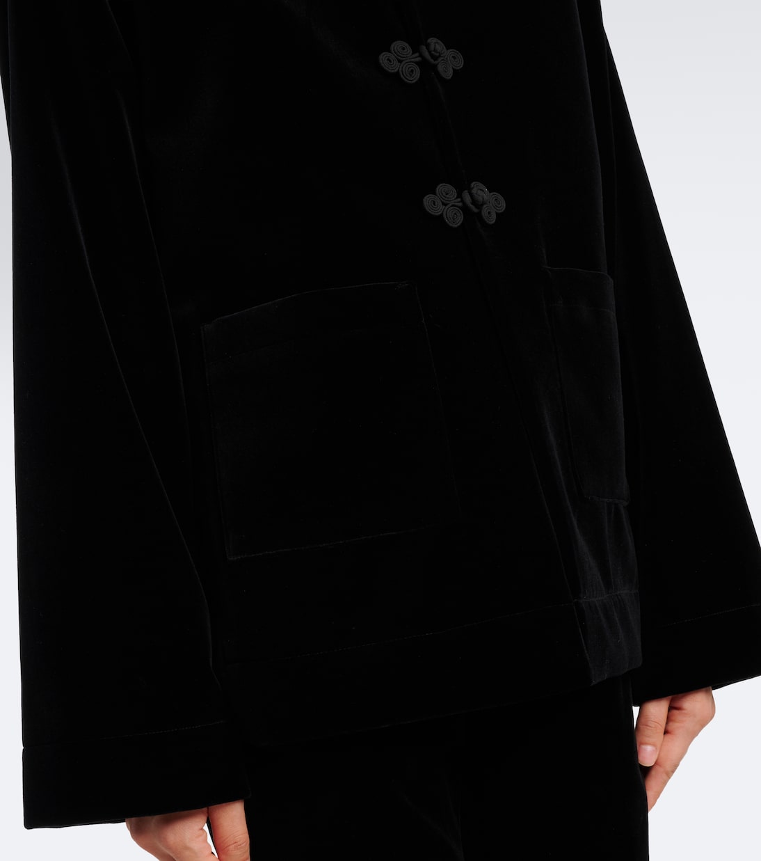 Róhe - Cotton velvet jacket