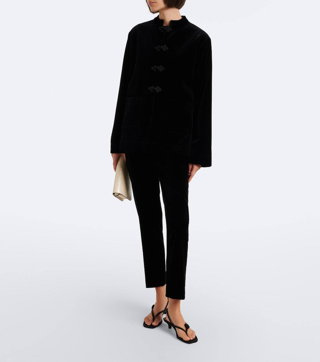 Róhe - Cotton velvet jacket