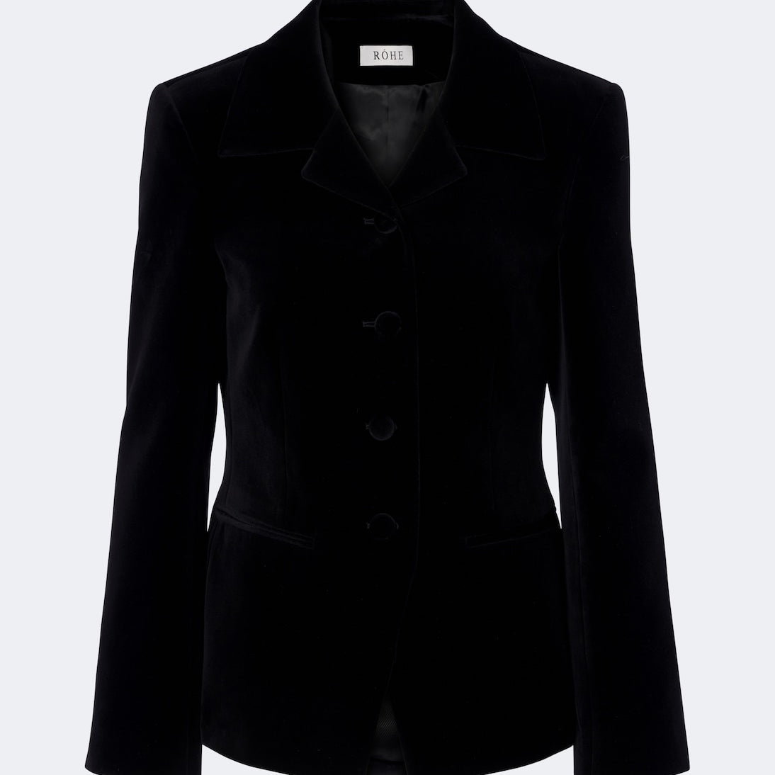 Róhe - Single-breasted cotton velvet blazer