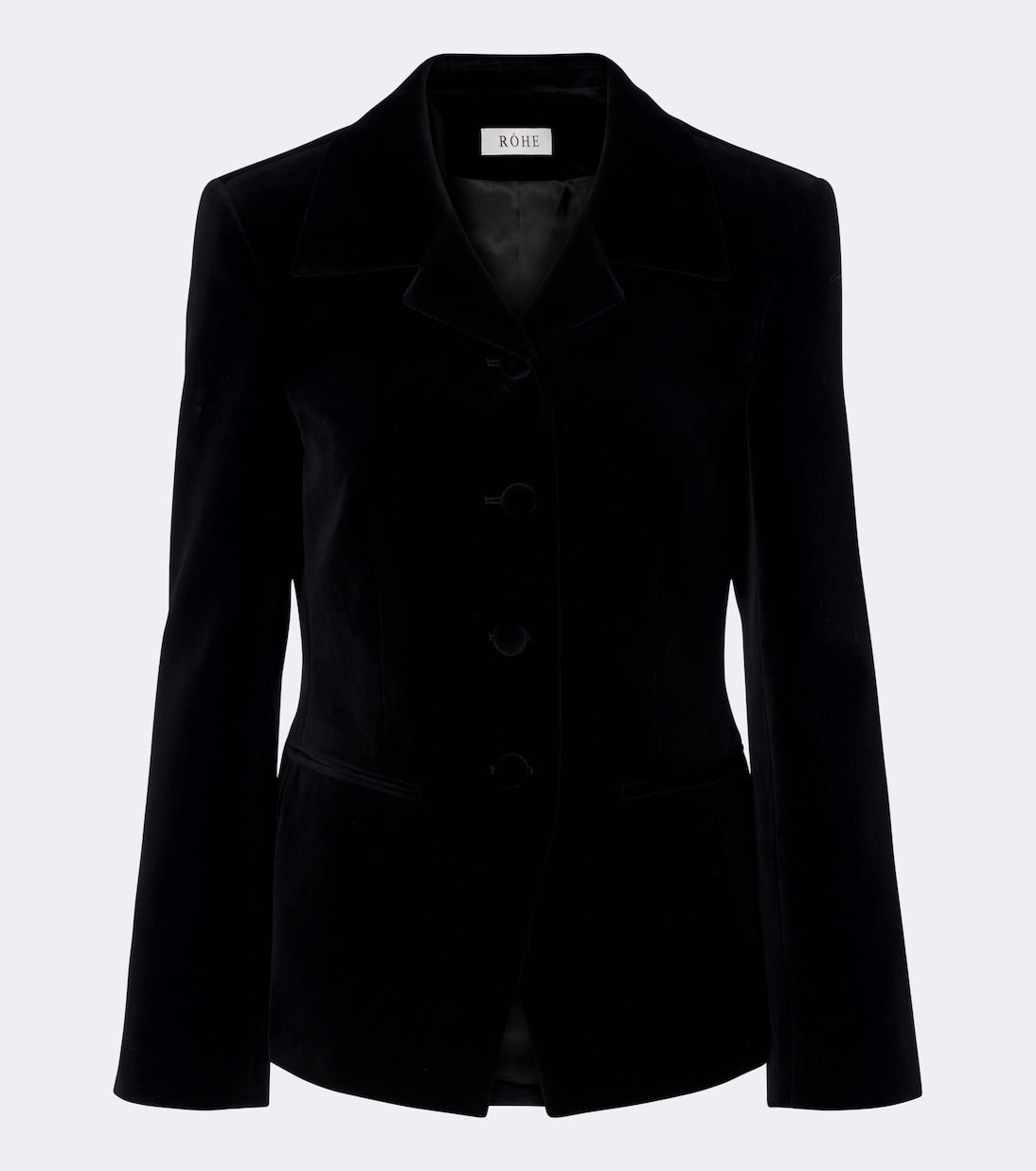 Róhe - Single-breasted cotton velvet blazer