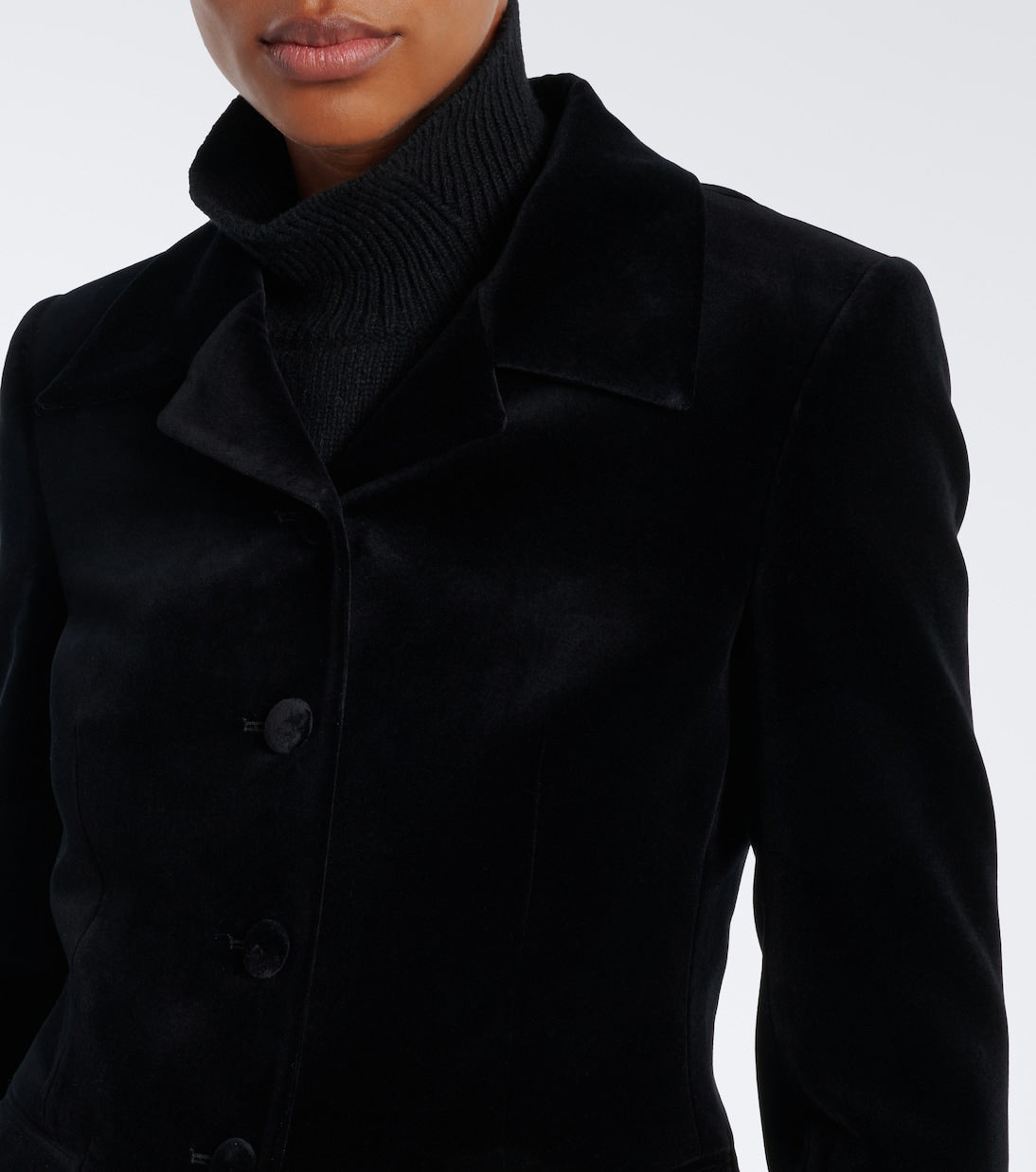 Róhe - Single-breasted cotton velvet blazer