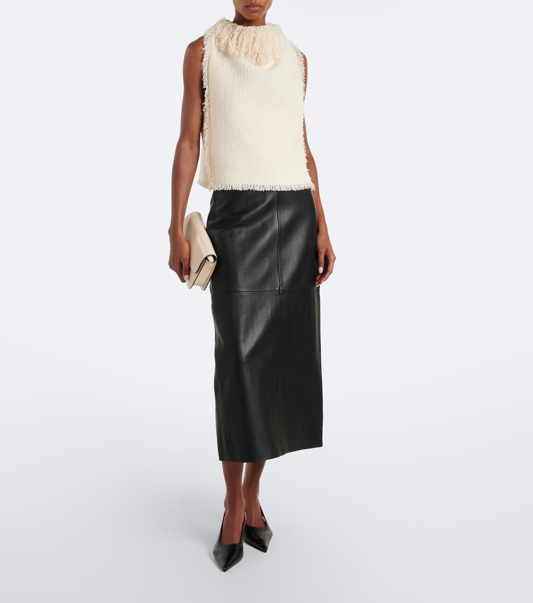 Róhe - Leather pencil skirt