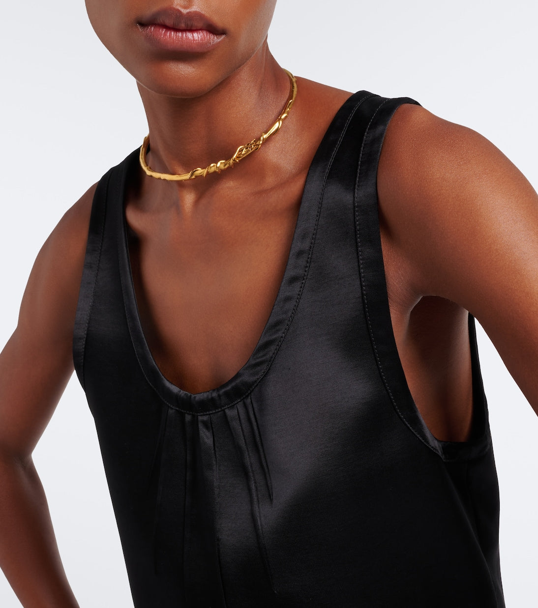 Saint Laurent - Cassandre Mulberry necklace