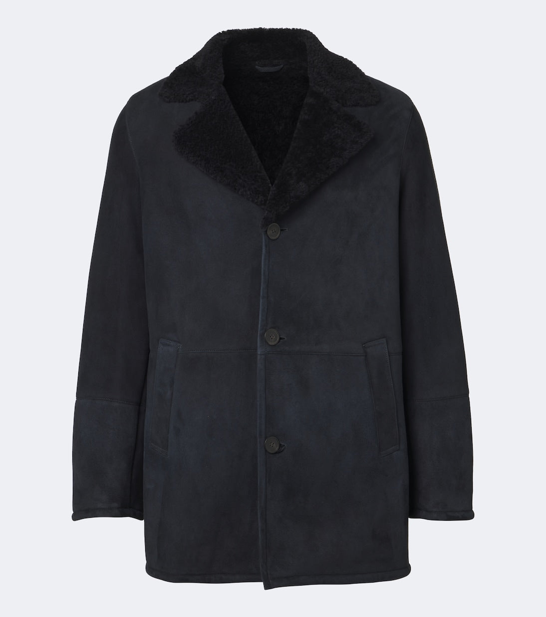 Arma - Bohdan shearling-lined suede coat