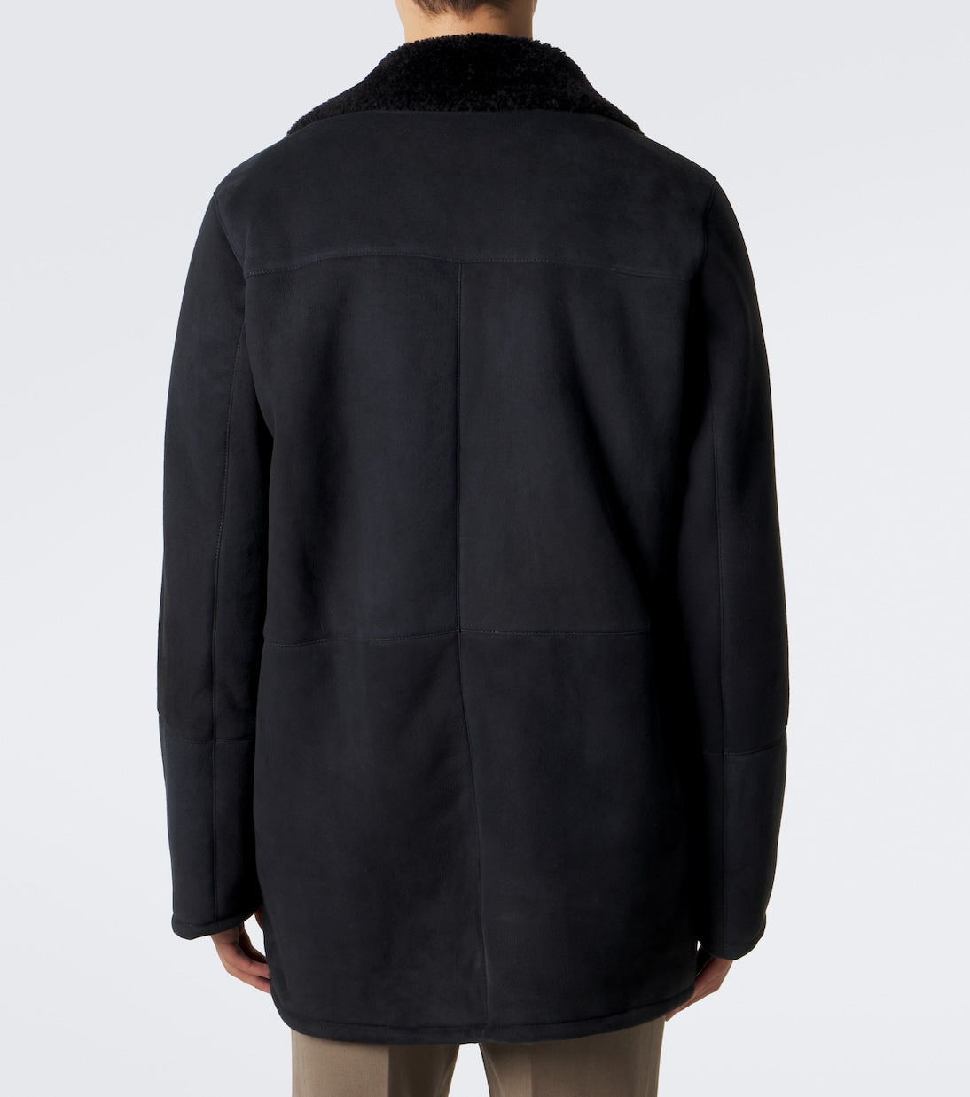 Arma - Bohdan shearling-lined suede coat