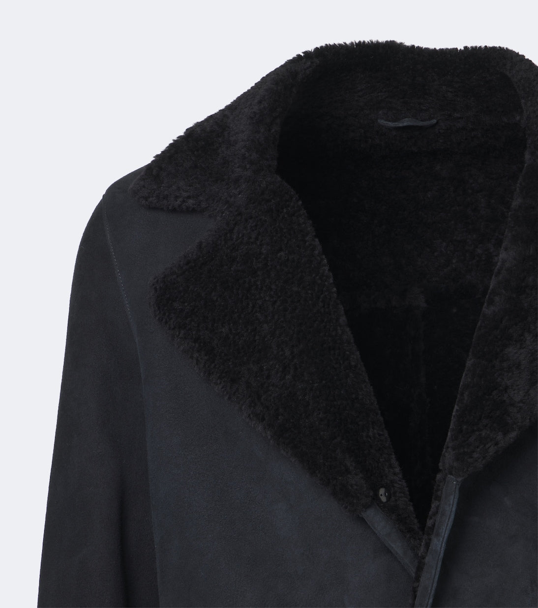 Arma - Bohdan shearling-lined suede coat