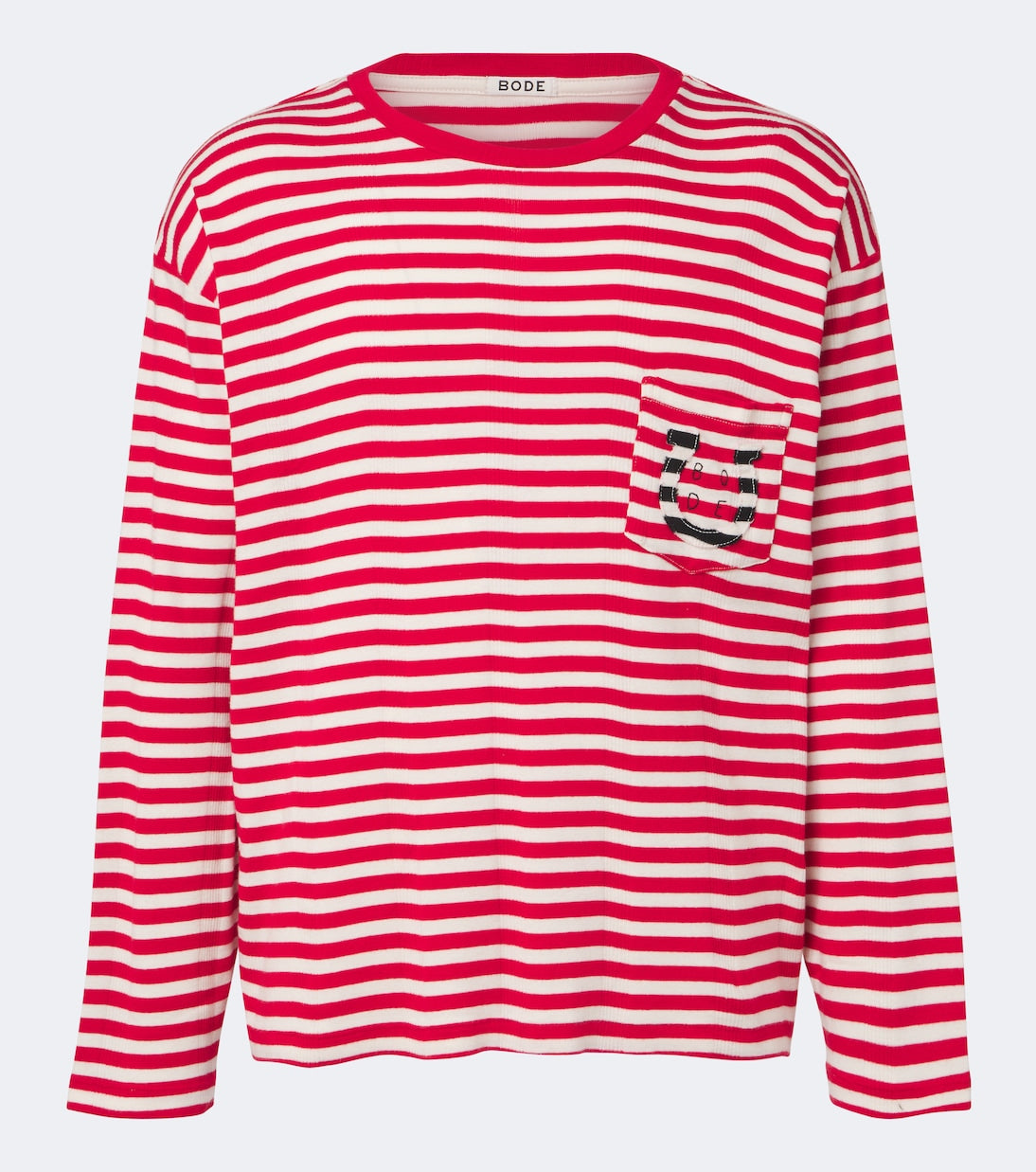 Bode - Horseshoe striped cotton jersey T-shirt