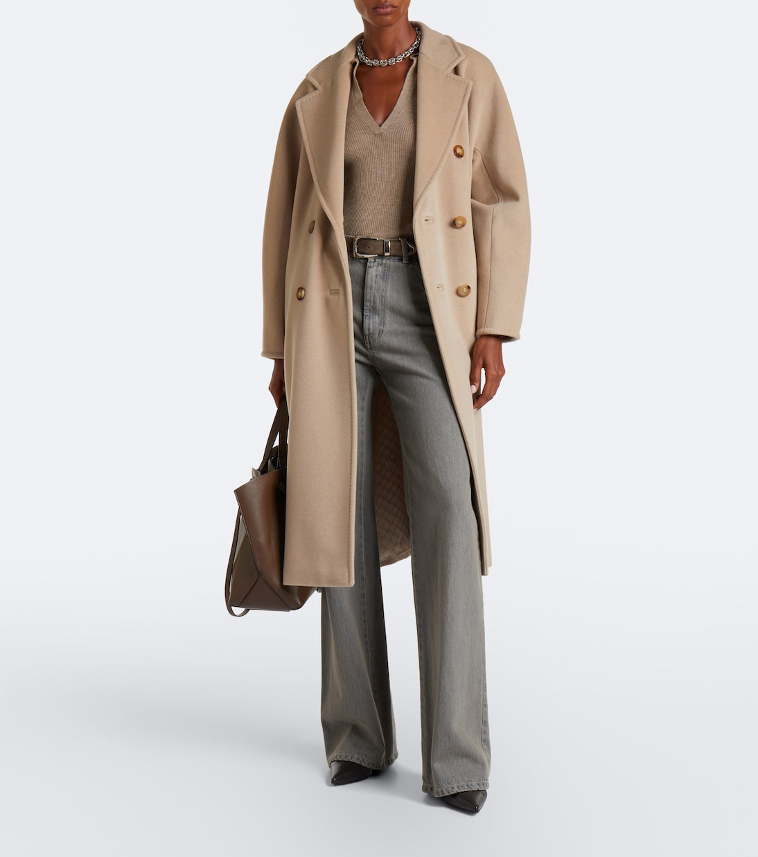 Max Mara - Ribbed-knit cashmere polo sweater