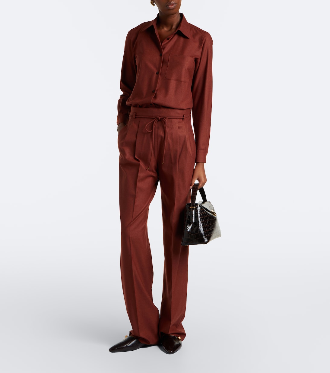 Max Mara - Cashmere-blend straight pants