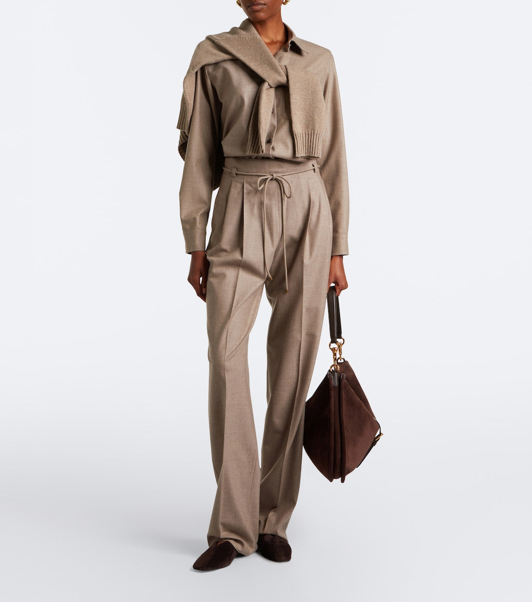 Max Mara - Cashmere-blend straight pants