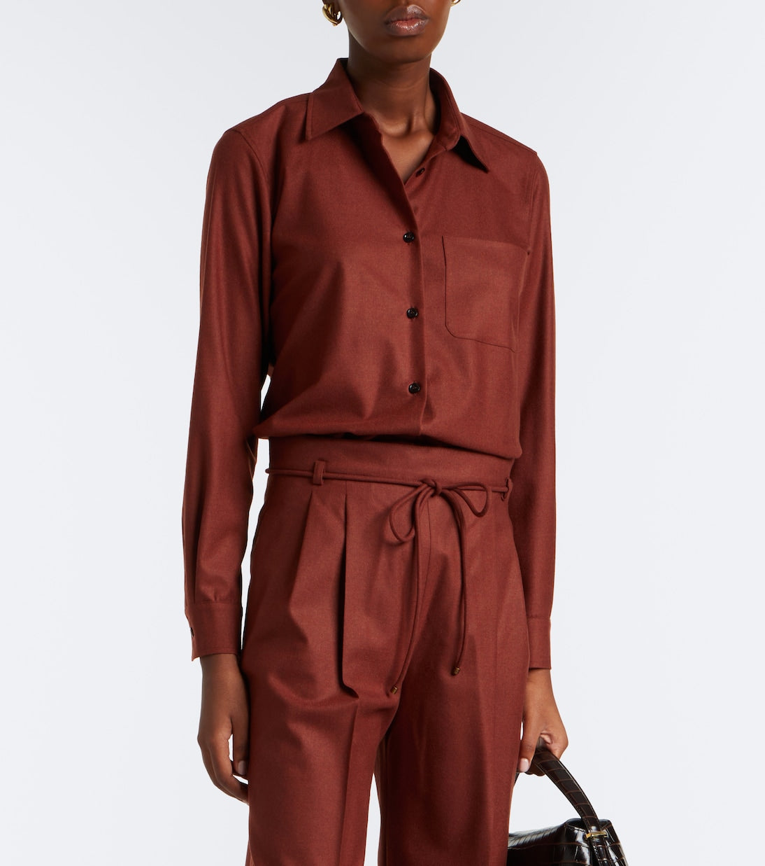 Max Mara - Cashmere-blend shirt