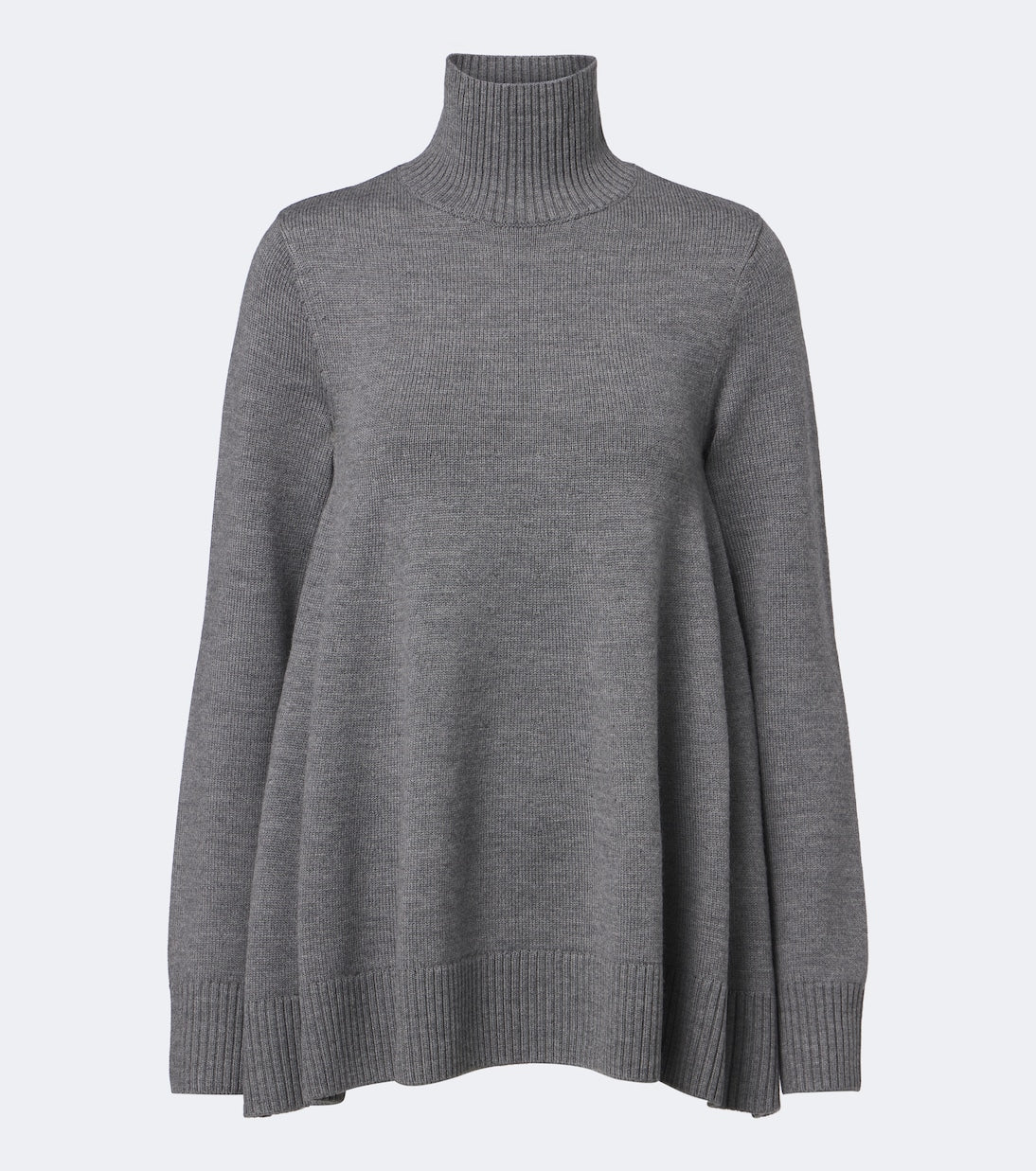 Toteme - Flared wool turtleneck sweater