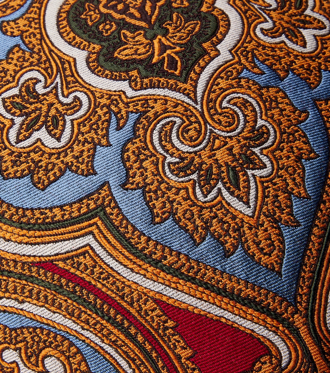 Etro - Kash fringed paisley jacquard cushion