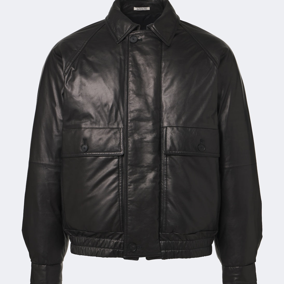 Auralee - Leather down jacket