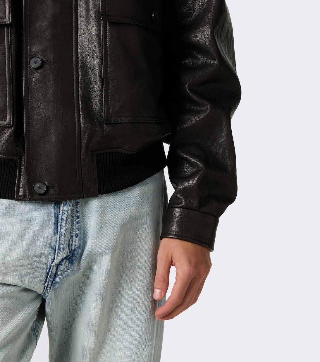 Auralee - Leather jacket