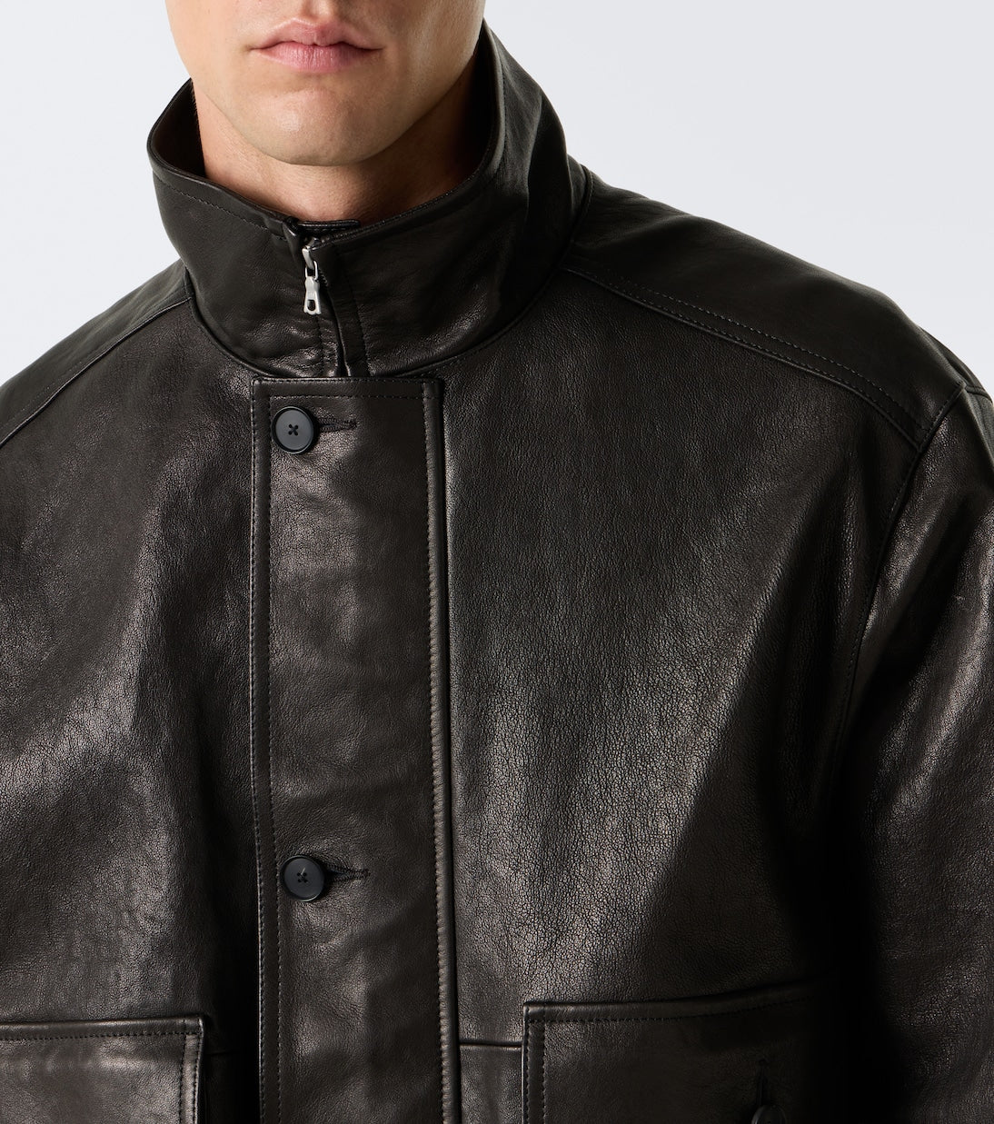 Auralee - Leather jacket