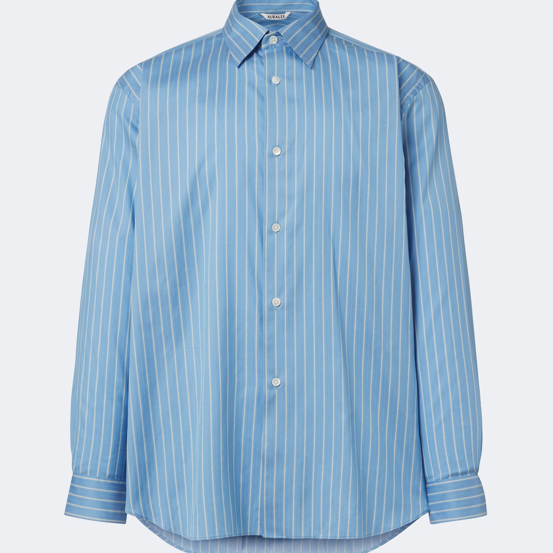 Auralee - Striped cotton and silk shirt