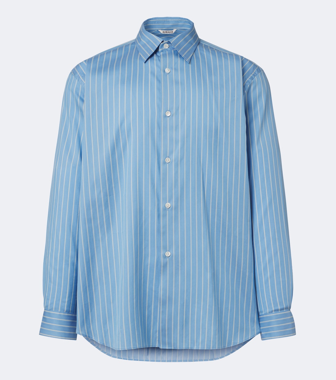 Auralee - Striped cotton and silk shirt