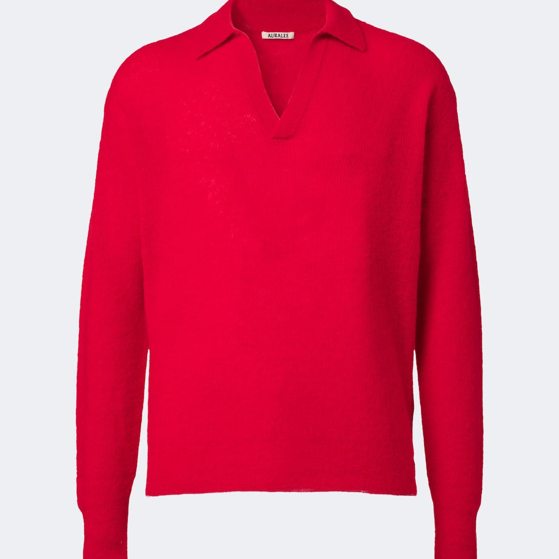Auralee - Alpaca-blend polo sweater