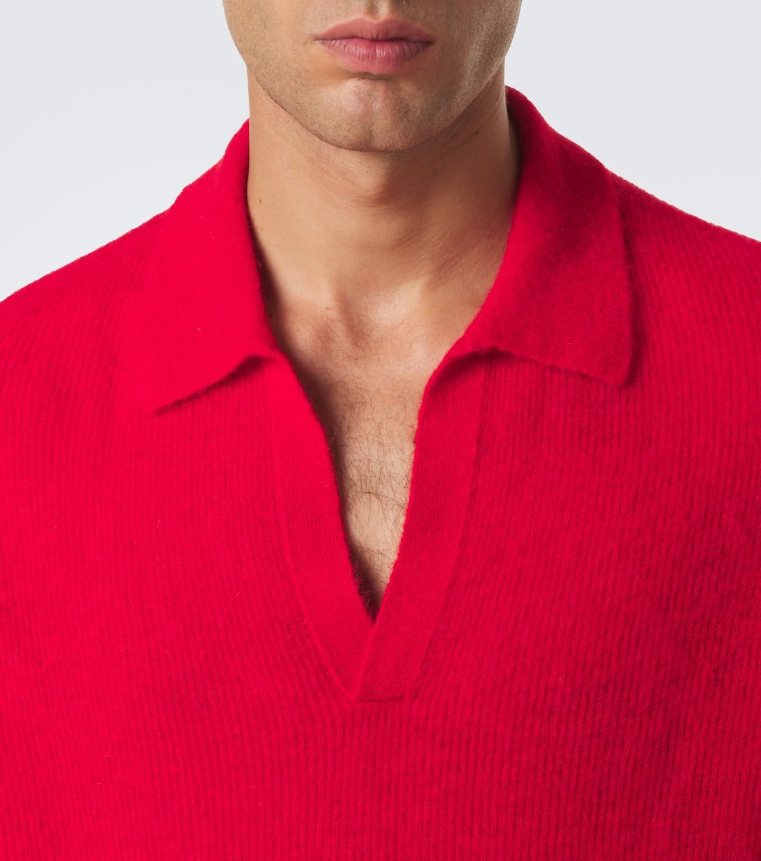 Auralee - Alpaca-blend polo sweater