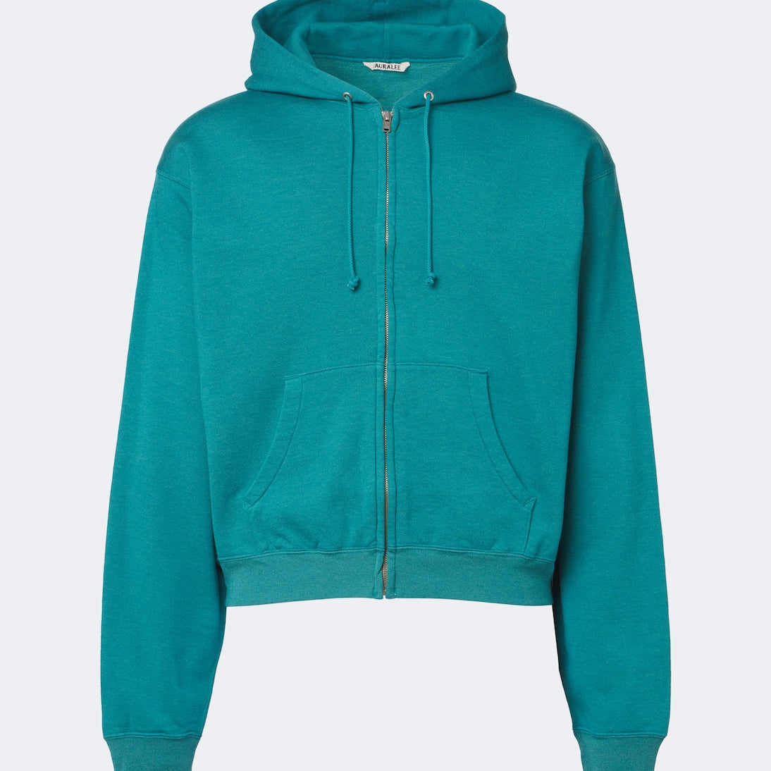 Auralee - Cotton, wool, and silk zip-up hoodie