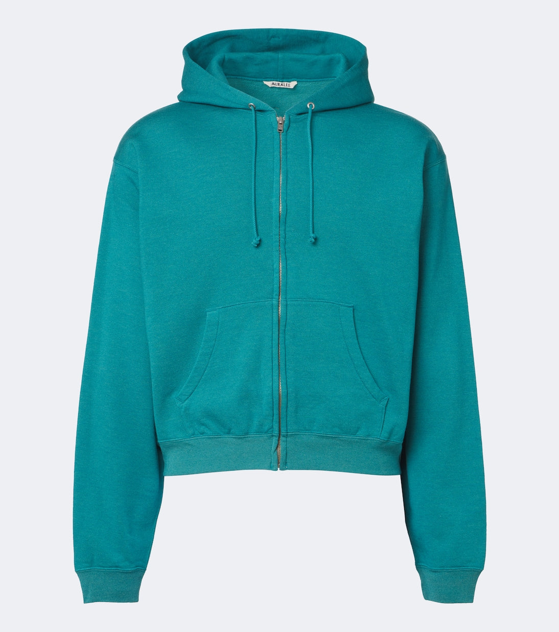 Auralee - Cotton, wool, and silk zip-up hoodie