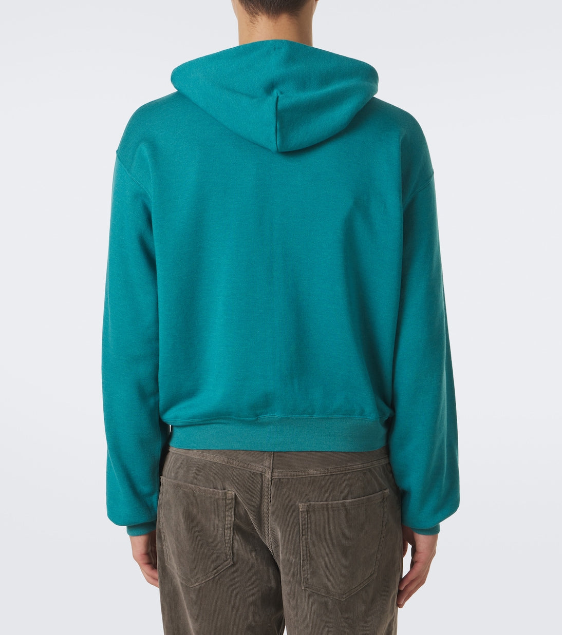 Auralee - Cotton, wool, and silk zip-up hoodie