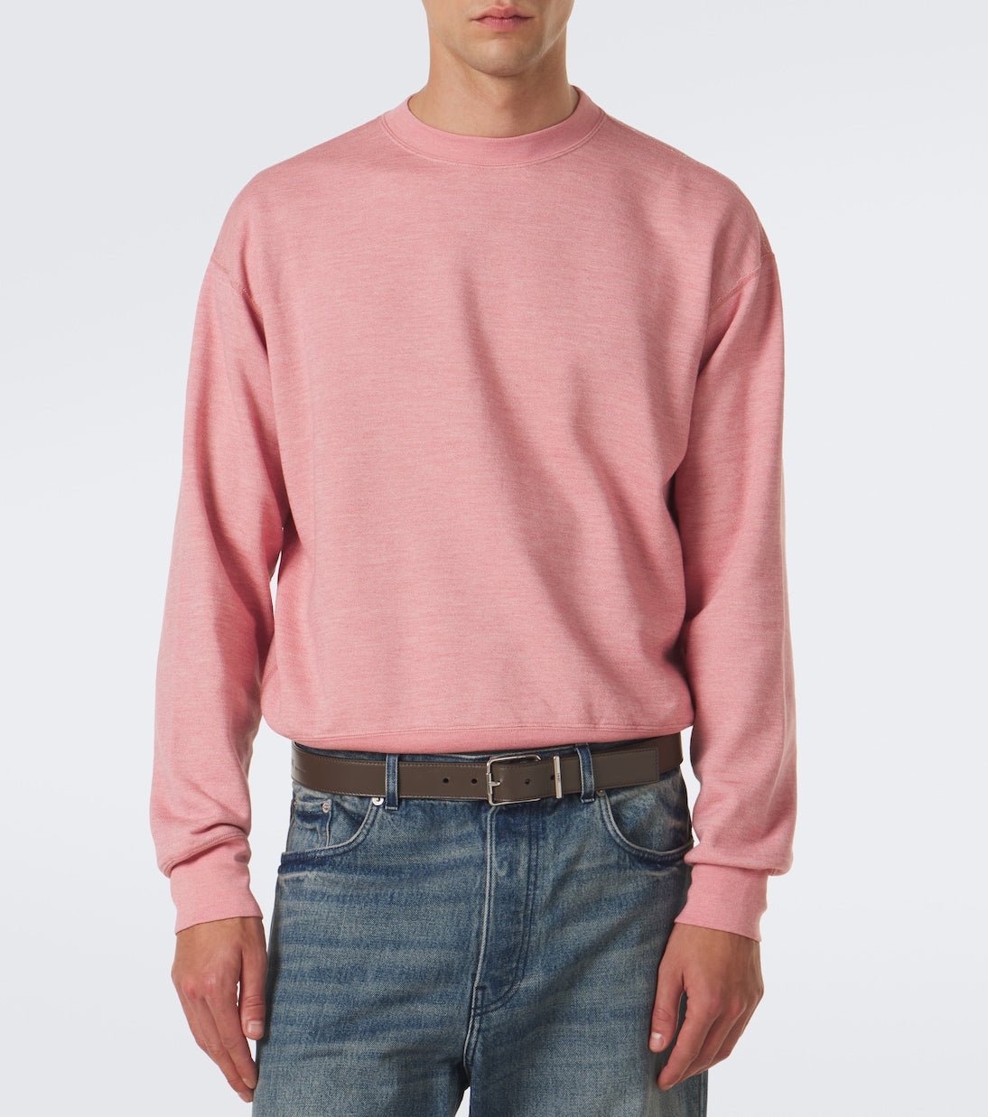 Auralee - Cotton, wool, and silk sweatshirt