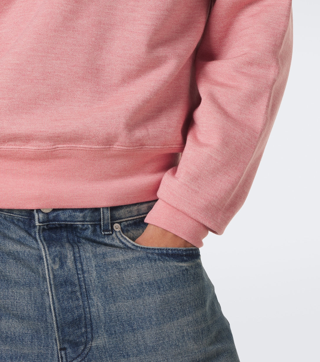 Auralee - Cotton, wool, and silk sweatshirt