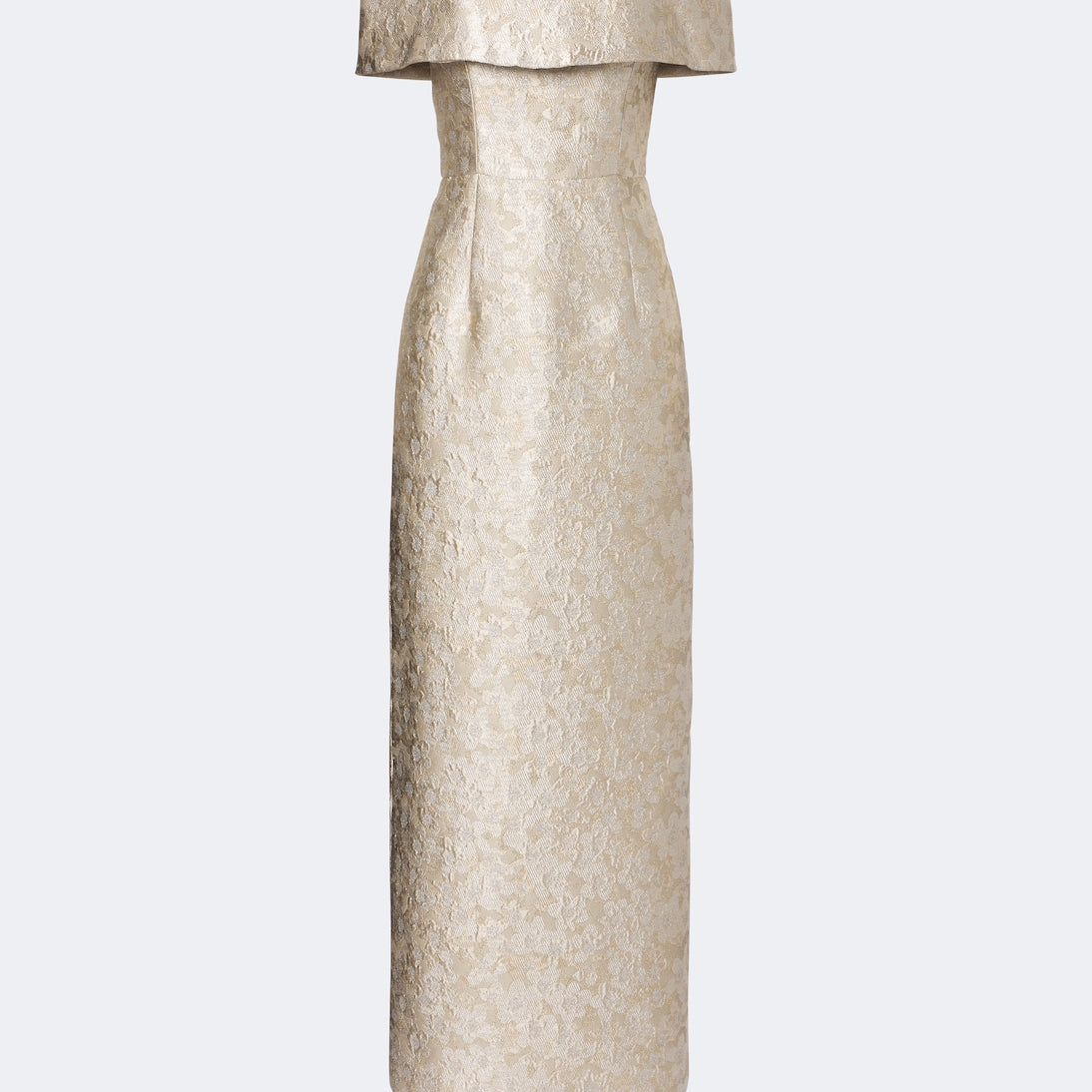 Markarian - Clover floral brocade bustier gown