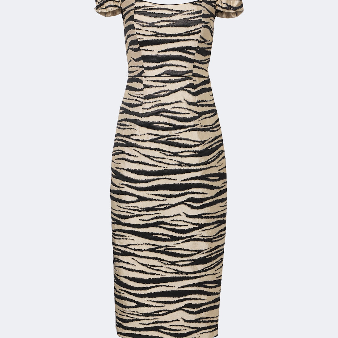 Markarian - Amina off-shoulder jacquard midi dress