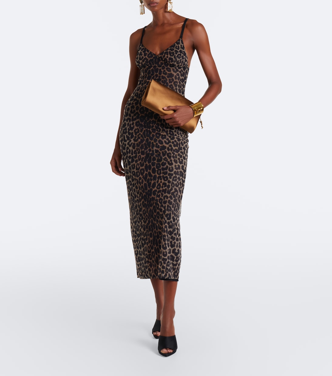 Saint Laurent - Evening satin clutch