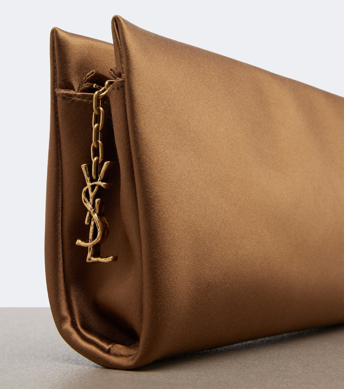 Saint Laurent - Evening satin clutch