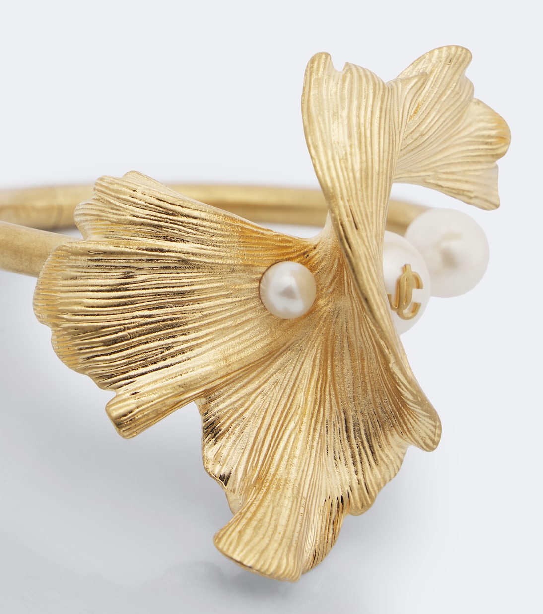 Jimmy Choo - Wave embellished cuff bracelet