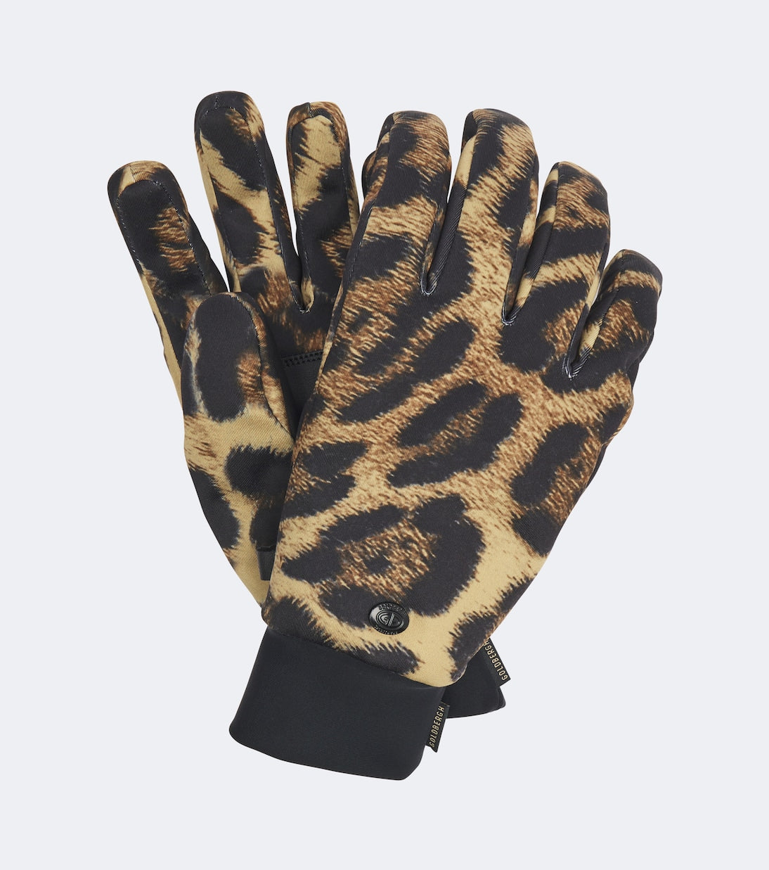 Goldbergh - Softy leopard-print gloves