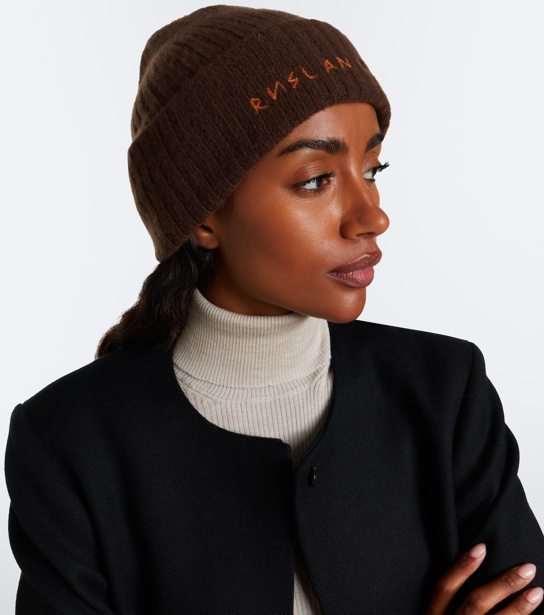 Ruslan Baginskiy - Logo ribbed-knit cashmere beanie