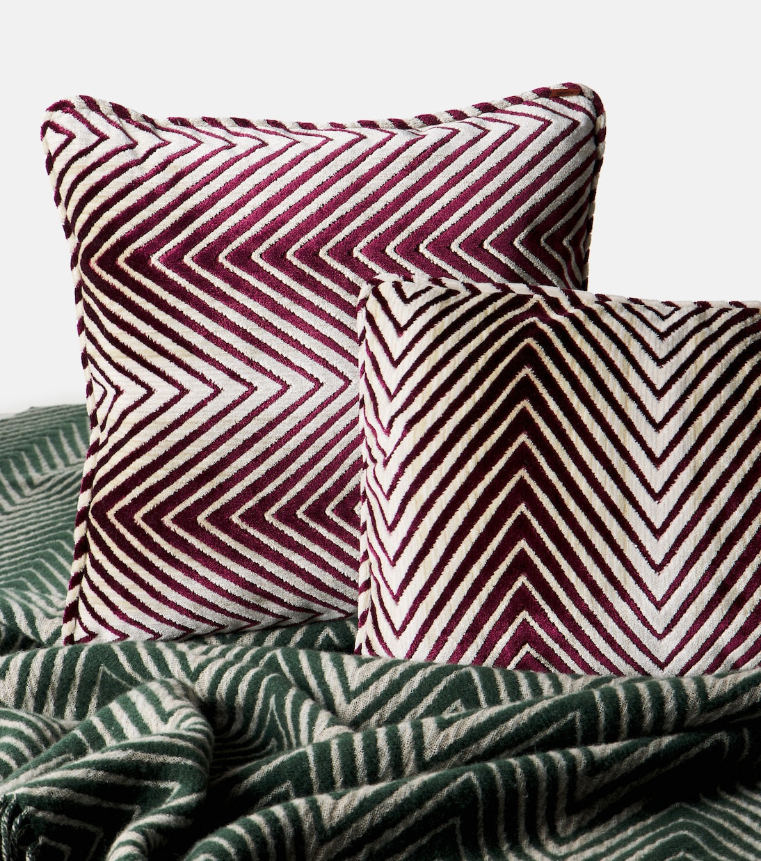 Missoni - Ziggy velvet cushion
