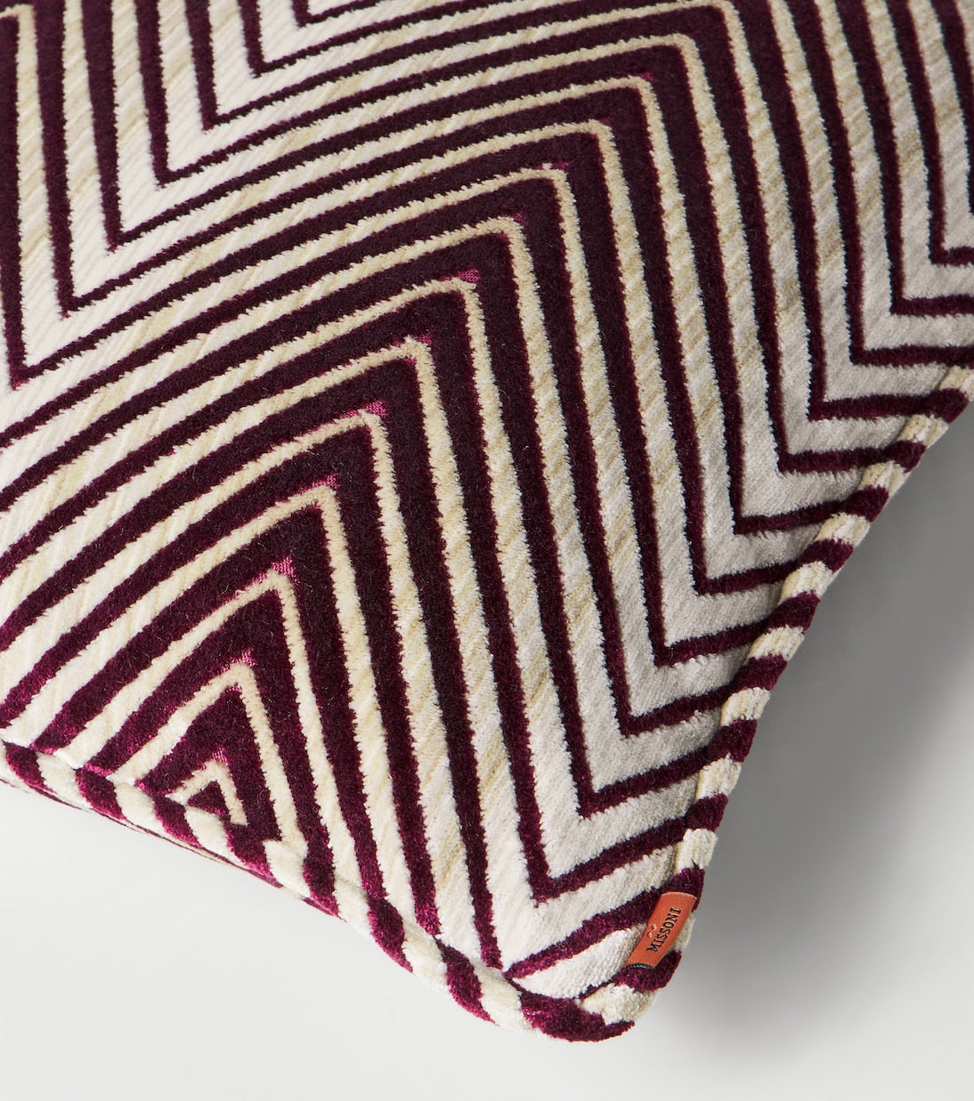 Missoni - Ziggy velvet cushion