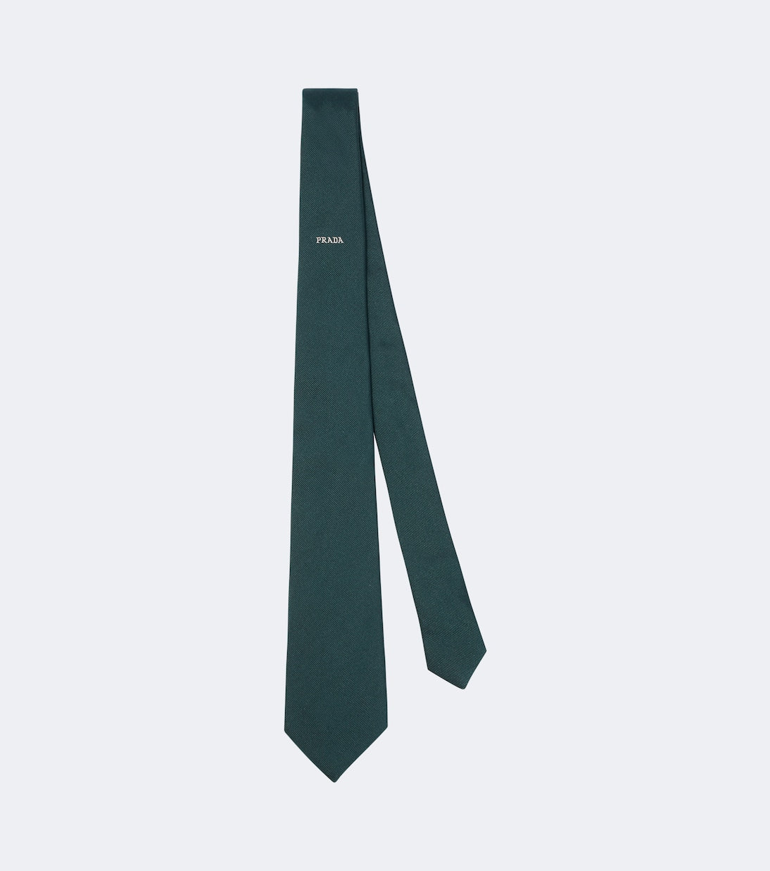 Prada - Logo silk tie