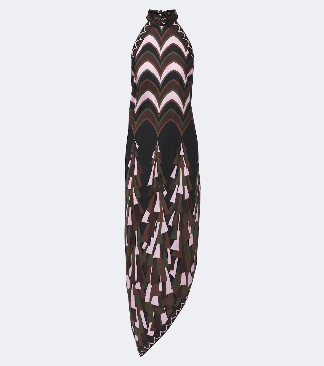 Pucci - Baiadera halterneck silk twill midi dress