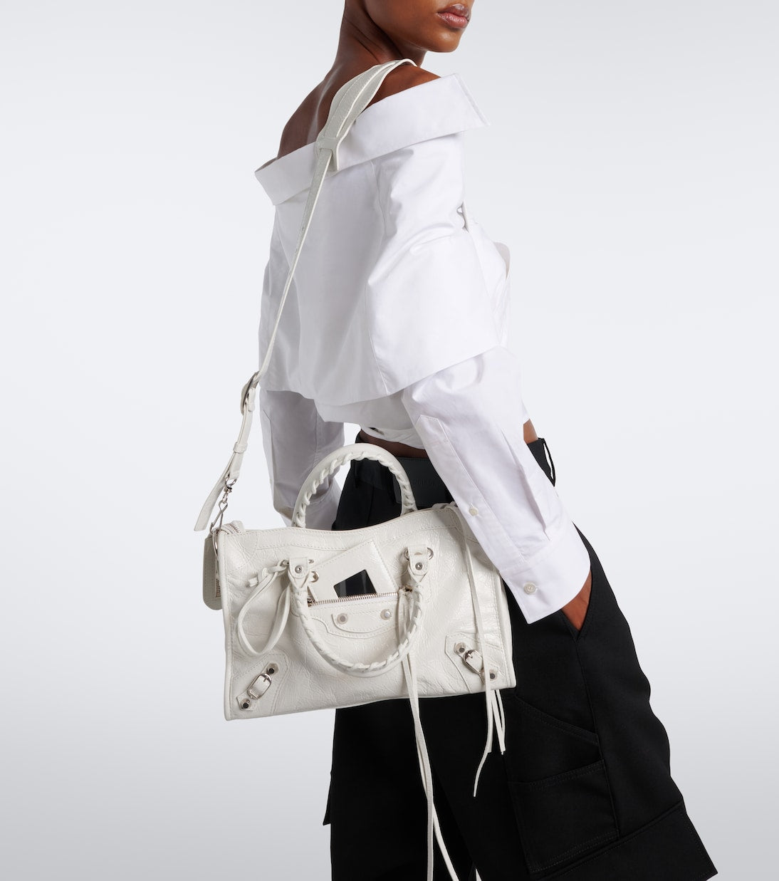 Balenciaga - Le City Small leather top-handle bag