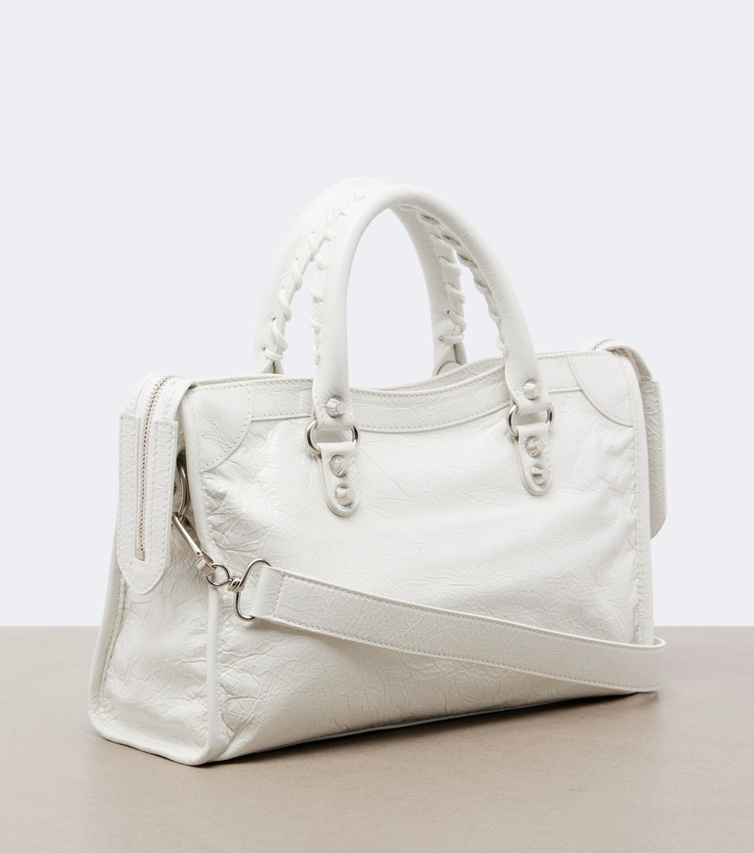 Balenciaga - Le City Small leather top-handle bag