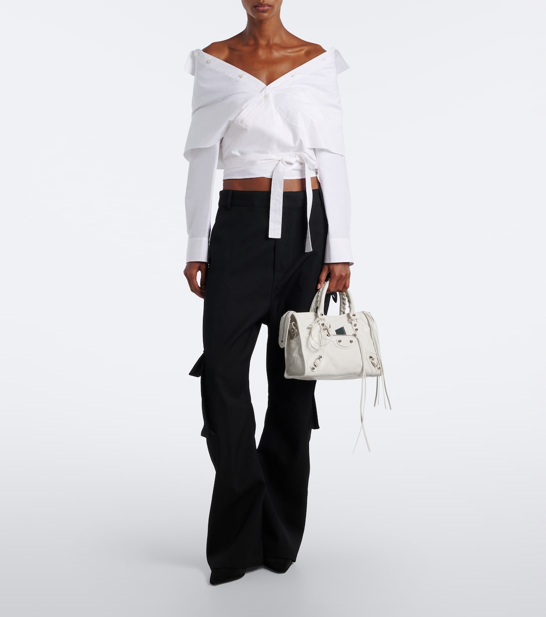 Balenciaga - Le City Small leather top-handle bag