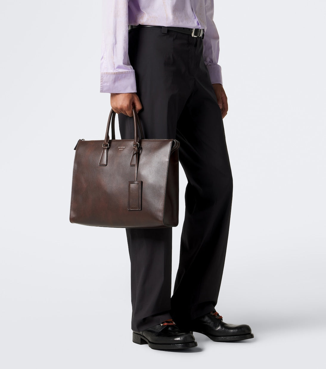 Prada - Leather briefcase