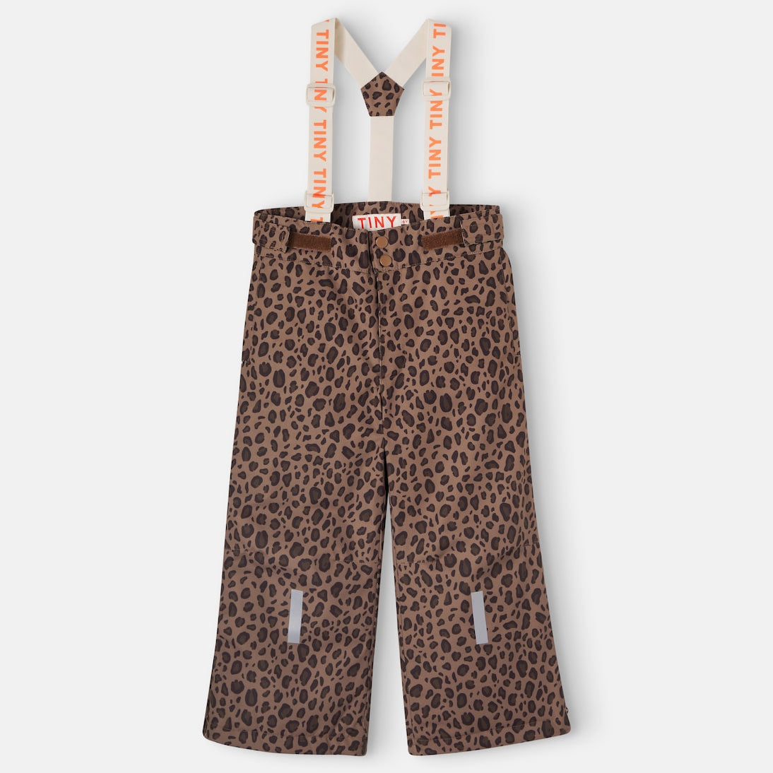 Tinycottons - Leopard-print ski salopettes