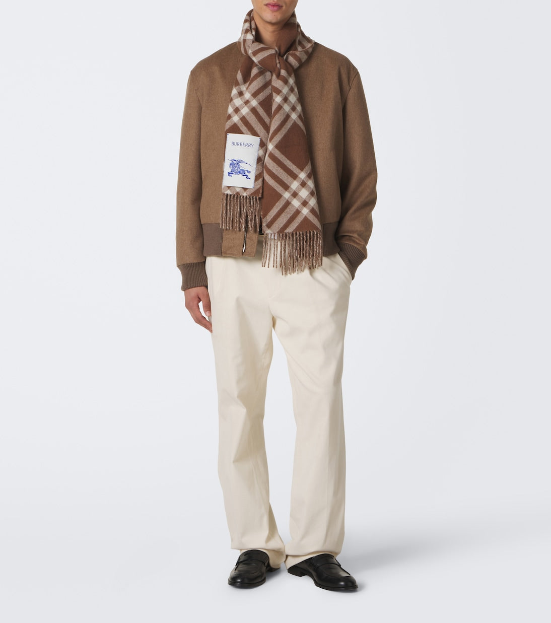 Burberry - Burberry Check cashmere scarf