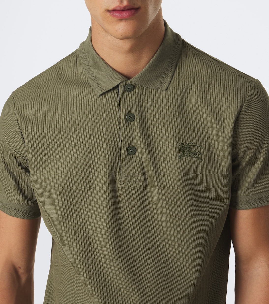 Burberry - EKD cotton piqué polo shirt