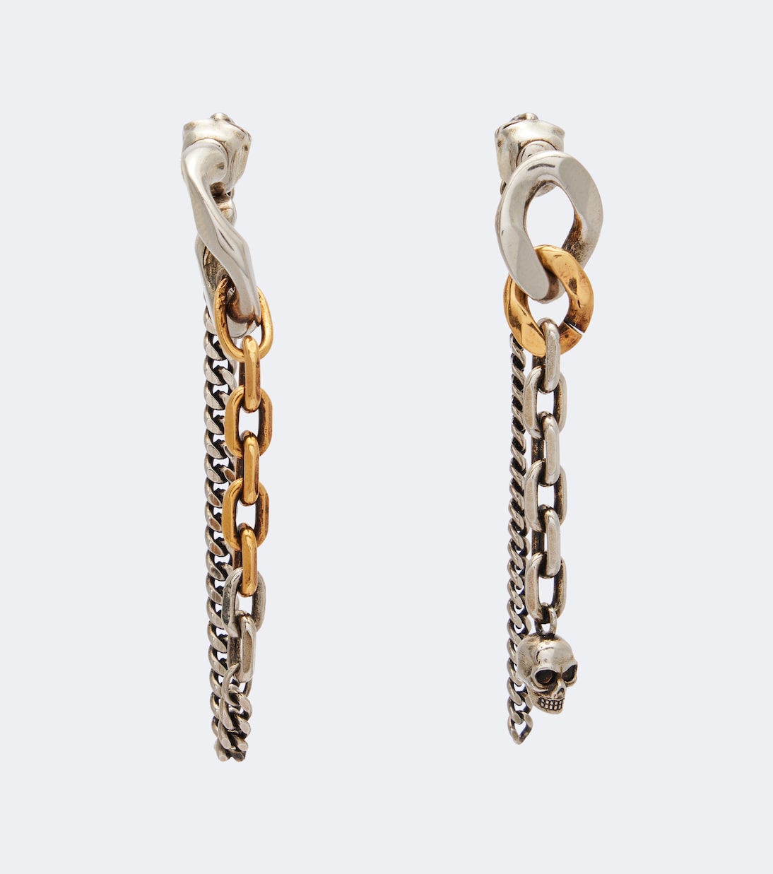 McQueen - Dual Chain earrings